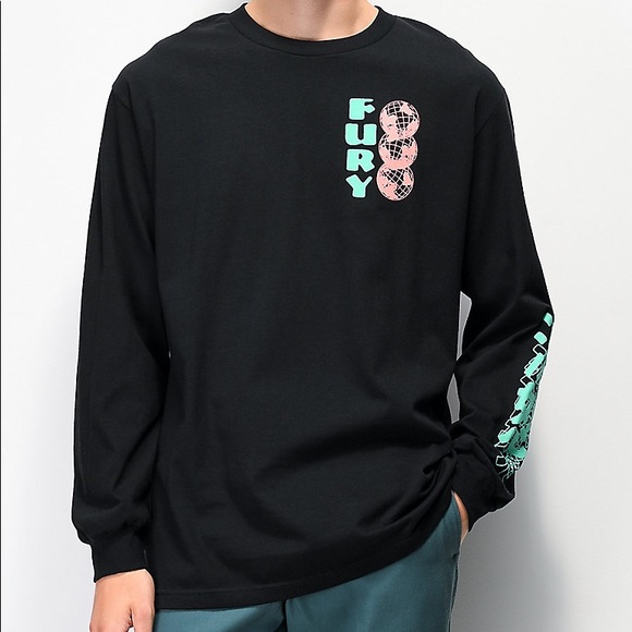 Empyre Fury Black Long Sleeve T-Shirt Large - Picture 5 of 14